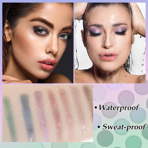 Skiennix Eyeshadow Palette - 30 Pigmented Matte & Shimmer Shades | Long-Lasting Waterproof Makeup