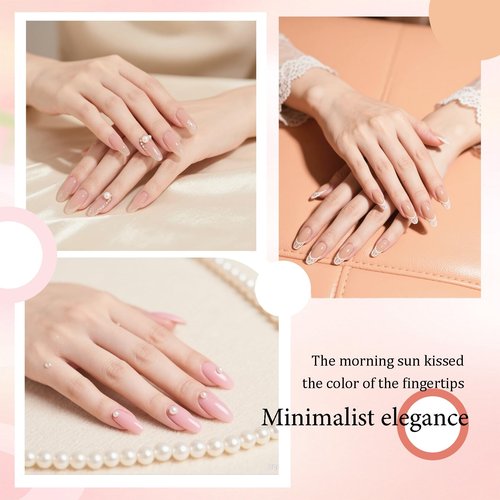 CAMILA ¿ 6pcs 15ml Hema Free Tpo Free Gel Polish Set Jelly Pink Gel Nail Polish Kit Soak Off Gel Polish Manicure Salon For Women J Set