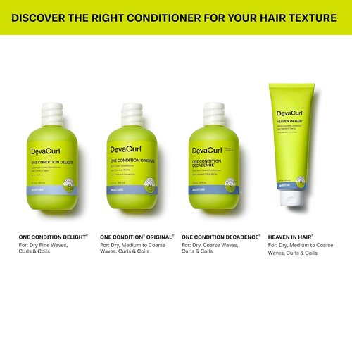 DevaCurl One Condition Delight Cream Conditioner - Lightweight Moisture Blend | Tangle-Free & Frizz Control