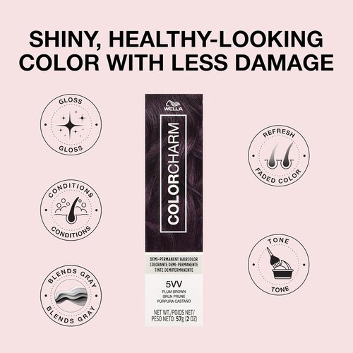 ColorCharm Demi Permanent Hair Color - Glossy Finish & Toning - 2 Fl Oz