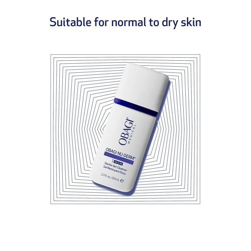 Obagi Nu-Derm Gentle Face Cleanser - Soothing Formula for All Skin Types | 6.7 Fl Oz