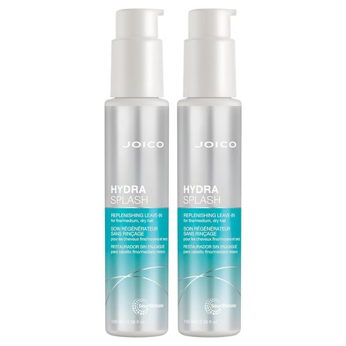 Joico Hydrasplash Leave-In Conditioner - Replenishing Formula for Fine Hair | 3.38 Ounce, 2 Count