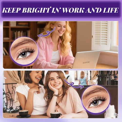 B&Q Wispy Lash Clusters Kit, Natural 01, Individual False Eyelashes Extension Set, Undetectable Natural Look for Effortless Day-to-Night Beauty, from Office Elegance to Date Night Glamour(8-16mix)