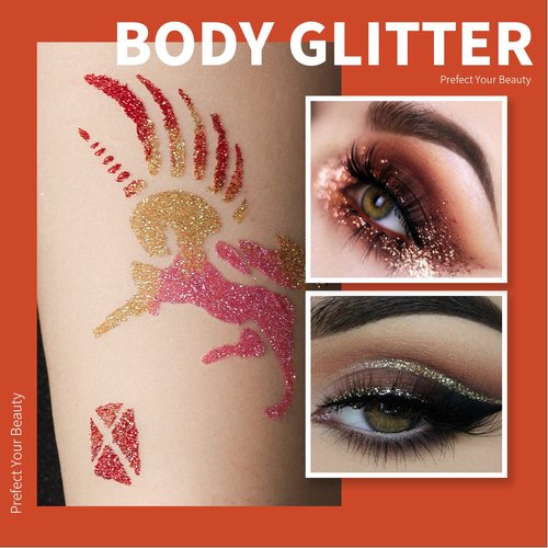 Teenitor Fine Glitter, Glitter for Nails Art, Extra Fine Glitter, Festival Glitter,5g*12