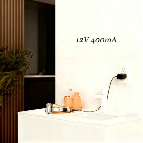 SEEHOM 12V Charger Compatible with Braun Shaver S3 S6 S7 S8 S5 S9 S1 Series 1 3 5 6 7 8 9 340 3040s 390cc 720 790cc Wall Power Adapter Charging Cord for Electric Razor Trimmer