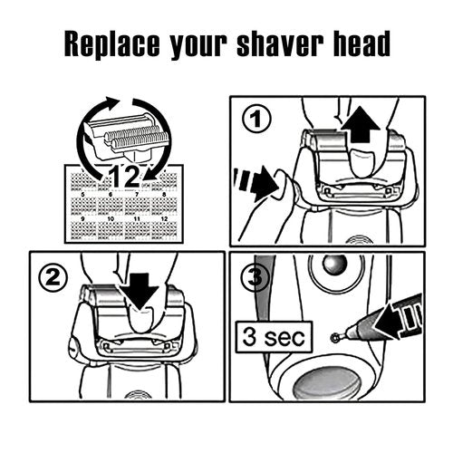 Braun 70S Series 7 Replacement Foil Shaver Heads - Compatible with 720, 750CC, 760CC, 790CC | 2-Pack