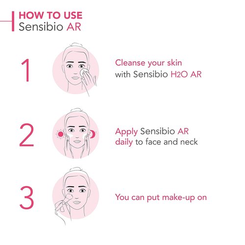 Bioderma - Sensibio AR Cream - Soothing Facial Redness Relief Lotion - Moisturizing for Sensitive Skin