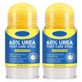 60% Urea Foot Cream Stick with 2% Salicylic Acid, Extra-Strength Cracked Heel Repair for Dry Feet & Calluses, Moisturizing Urea Cream Stick for Dead Skin Removal, Heel Balm for Rough Skin(2pcs)