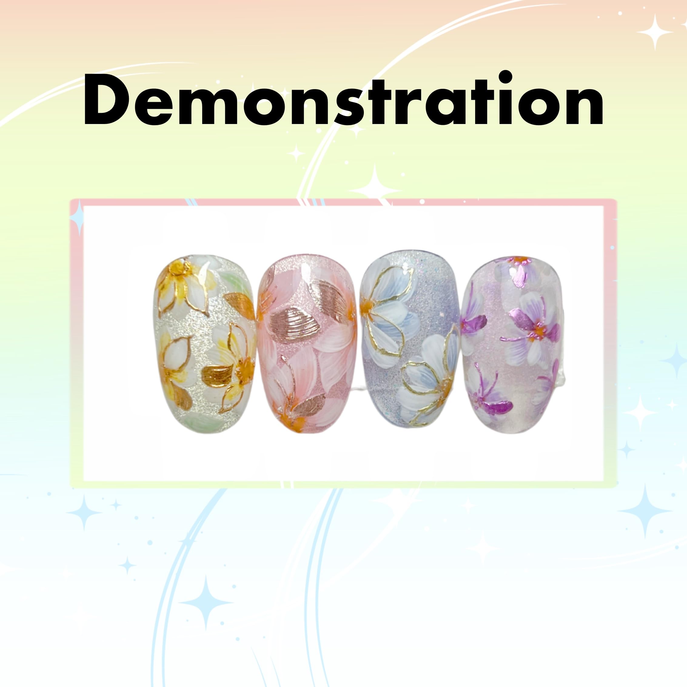 YJMyujimi Nail Gel polish sculpture gel 5g black and white in colour clear stroke non wipe chrome applicable DIY at home embossed painting gel Nail solons mini 3D designs (Black and white, 5g)