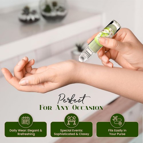 MOBETTER Fragrance Oils - Green Tea Pears & Blossoms Perfume Body Oil | Invigorating Scent
