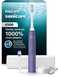 Philips Sonicare 6500 Series Electric Toothbrush - Advanced Sonic Technology, Pressure Sensor, 9 Settings | Purple, HX7417/05