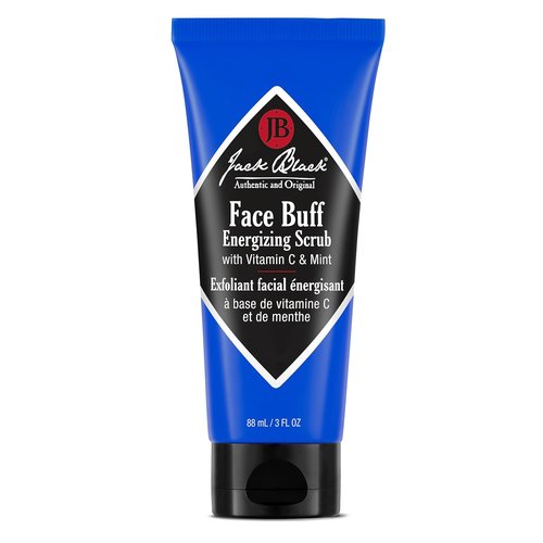 Jack Black Face Buff Energizing Scrub - Exfoliating Men's Face Wash & Pre-Shave Cleanser, 3 oz