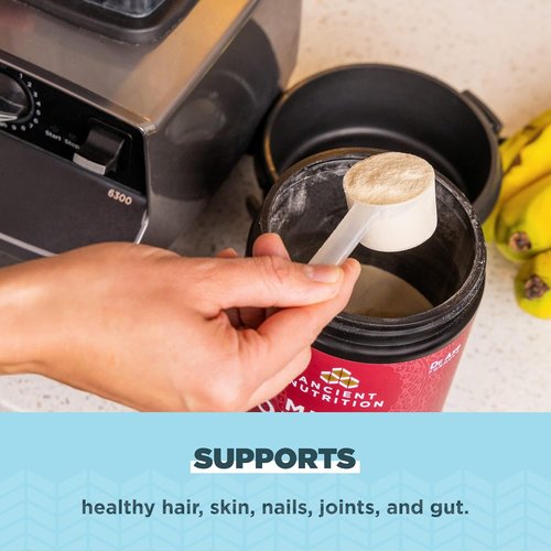 Ancient Nutrition Collagen Powder - Multi Collagen Protein for Skin & Joints | 45 Servings