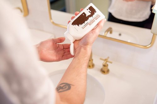Billy Jealousy Beard Wash - Smooth, Manageable Facial Hair with Aloe & Green Tea Extract - 8 oz