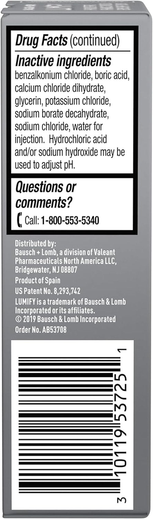 LUMIFY Eye Drops - Redness Reliever for Brighter Eyes | Works in 1 Minute, Lasts 8 Hours, 0.25 Fl Oz