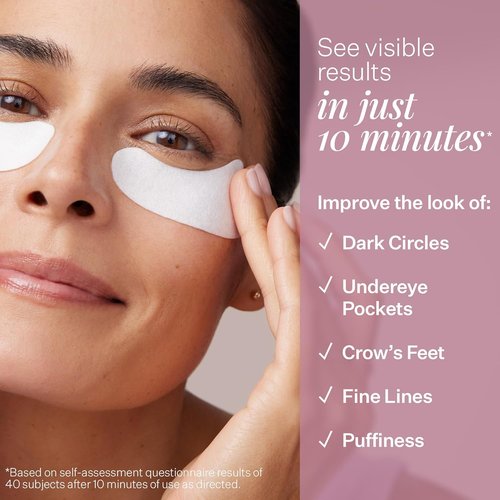 StriVectin Peptide Plump Eye Masks - Renewing Collagen & Smoothing Formula for Youthful Skin