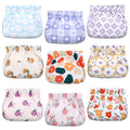 Buryeah 9 Pcs Mini Makeup Bag for Purse Cosmetic Bag Small Pouches Waterproof Travel Lipstick Organizer for Women(4.7 x 5.1 Inch)