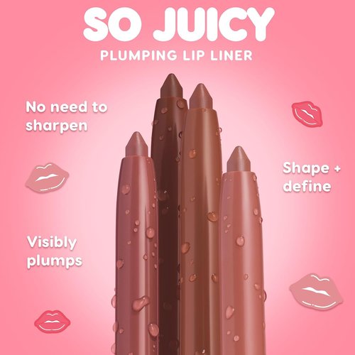 ColourPop So Juicy Plumping Lip Liner - Long-Lasting Formula for Visibly Plumped Lips | Enriched with Peptides & Ceramides - Slay (0.01 oz)