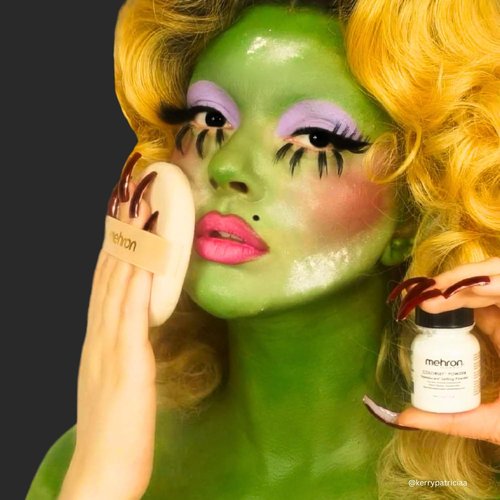 Mehron Makeup Colorset Powder - Translucent Setting Powder for Special Effects & Halloween | 0.5 oz (14 g)