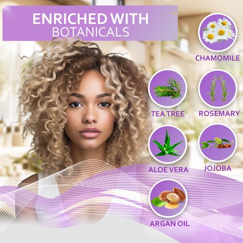 Purple Hair Mask by [Brand Name] - Deep Conditioner & Toner for Blonde, Brassy Hair - Hydrating Repair for Damaged Hair