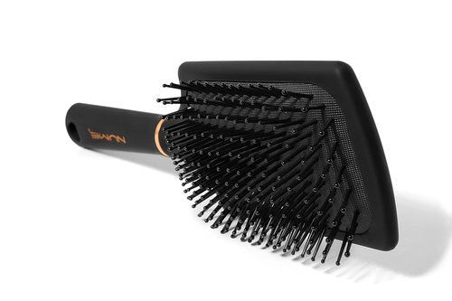 NuMe Paddle Brush - Detangling & Straightening Hairbrush for Smooth Finish - Wet & Dry Use