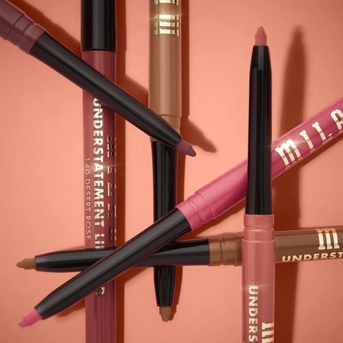 Milani Understatement Lipliner Pencil - Highly Pigmented Retractable Lip Liner for Easy Makeup | Rich Cocoa