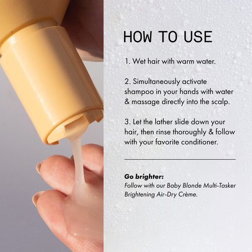 Fekkai Baby Blonde Shampoo for Blonde Hair | Blonde Hair Lightener and Toner | Brighten and Boost | Vegan | Sulfate Free Shampoo | 8.5oz