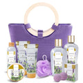 Spa Luxetique Bath Sets for Women Gifts - 10 Pcs Lavender Spa Kit, Self Care Kit for Her, Birthday, Mother's Day, Anniversary, Holiday, Valentine's Day Gifts for Her, Mother, Girlfriends, Wife