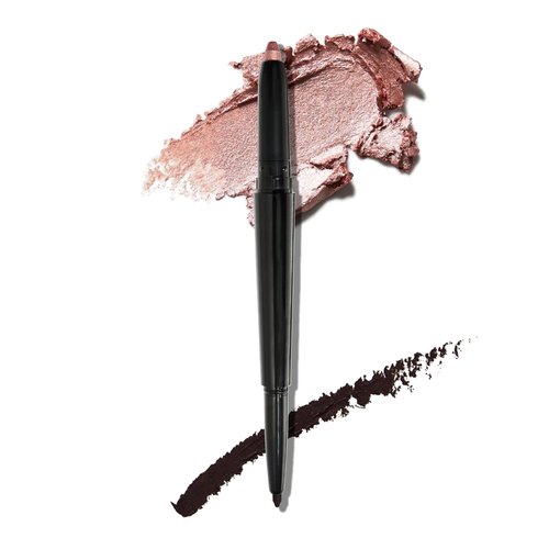 Laura Geller New York Swipe-N-Line Dual-Ended Eyeshadow & Eyeliner - Classic Onyx/Champagne - Waterproof, Creamy Finish