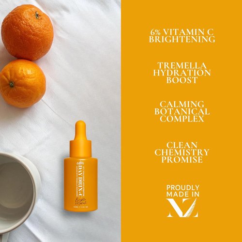 DAY DRIN-C 2 in 1 Face Hydration Serum - Vitamin C & Hyaluronic Acid for Moisturizing & Plumping, 1.01 oz