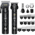 GLAKER Hair Clippers for Men Professional, Cordless Clippers for Hair Cutting, Mens Bear Trimmer, Electric Razor Barber Clippers Hair Trimmer, Gifts for Men (Black)