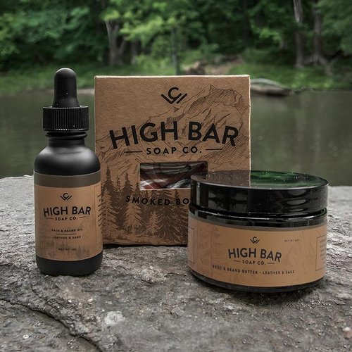 Body & Beard Butter by Luxe | Vegan, Gluten-Free Men's Grooming - 4 oz Leather & Sage