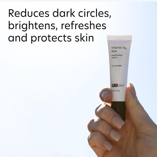 PCA SKIN Vitamin B3 Eye Brightening Cream - Anti-Aging Formula for Dark Circles & Wrinkles | 1 oz Tube