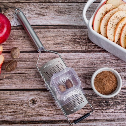 Microplane Professional Series Kitchen Grater - Fine Grating for Cheese, Citrus, Garlic & More | Stainless Steel Blades, Made in USA