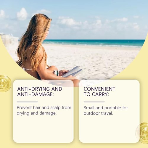 Skiennix Hair & Scalp Sunscreen Spray SPF 30 - Weightless UV Protection Mist | Non-Greasy Formula