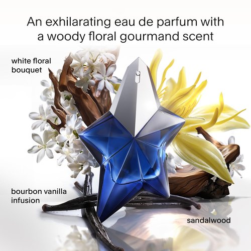 Mugler Angel Elixir Eau de Parfum - Women's Floral & Woody Perfume - Long-Lasting with Sandalwood, Amber, Vanilla