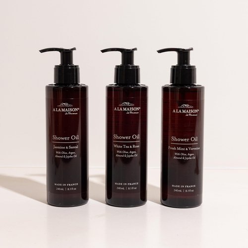A LA MAISON Cleansing Shower Oil – Jasmine & Santal