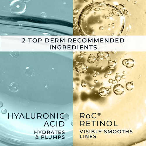 RoC Retinol Correxion Daily Face Moisturizer - Max Hydration with Hyaluronic Acid, 1.7 Oz