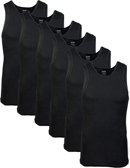 Gildan Men's A-Shirts | Comfortable Multipack Tanks for Everyday Wear - Various Sizes Available