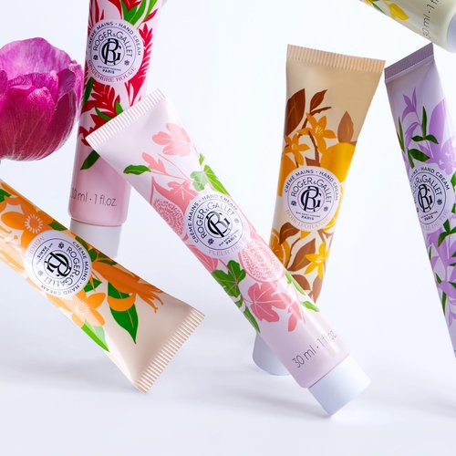 ROGER & GALLET Beneficial Hand Cream Fleur de Figuier - Natural Fig Extract, Hand Cream for Dry Hands, Hand Lotion for Women, Travel Size Hand Moisturizer, Refreshing Scent - 30ml