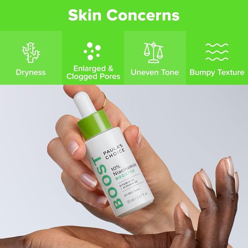 Paula's Choice BOOST 10% Niacinamide Face Serum - Pore Minimizer with Vitamin B3 & Licorice Extract | 0.67oz, Fragrance-Free
