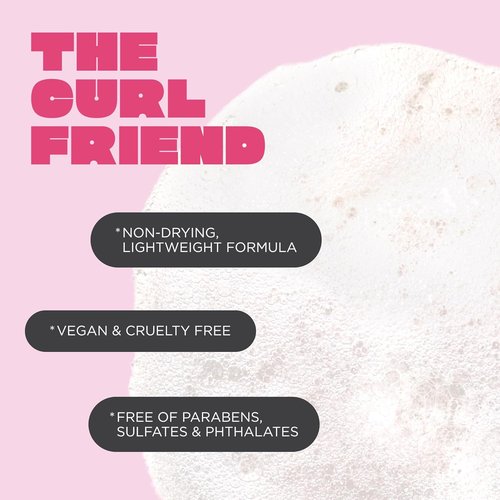 **Cake Beauty Gel-to-Foam Curl Styler - The Curl Friend | High Hold, Frizz Protection, Coconut Oil & Shea Butter - 6.8 fl oz**
