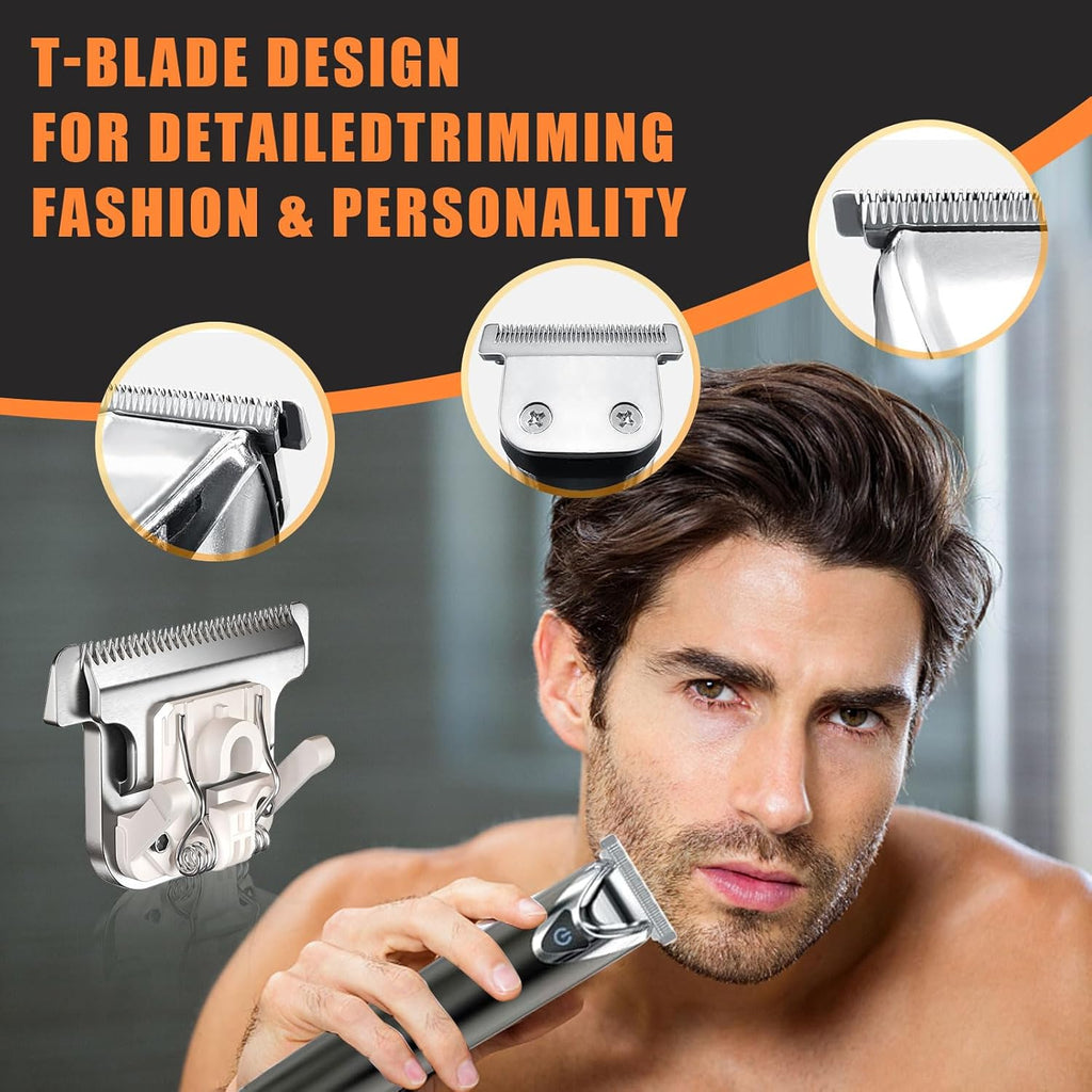 Wahl T-Blade Replacement Blades - Detachable 40mm Stainless Steel for Trimmers 9864/9864SS/9686/9818A/9854L/9876L
