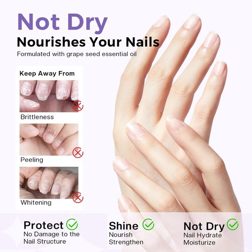Glamonade Acetone Nail Polish Remover: Gel Polish Remover for Removal of Regular Nail Polish/Gel/Nail Tips/Glitter Polish | Grape Scent Gel Nail Polish Remover with Easy Push-Down Pump(6.34 Fl Oz)