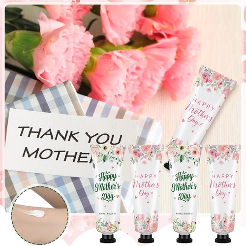 Loopeer 24 Pcs Mother's Day Hand Cream Gift Set - Bulk Gifts for Mom, Travel Size Lotion for Appreciation from Daughter or Son Mothers Day Gifts Bulk