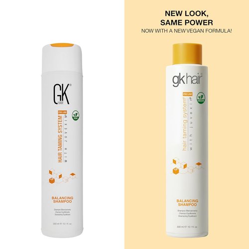 GK HAIR Balancing Shampoo - Cleanses & Removes Buildup with Keratin Treatment for Oily Scalp | 10.1 Ounce