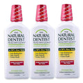 The Natural Dentist Healthy Gums Antigingivitis/Antiplaque Rinse, Adults 12 & Up, Gingivitis Mouthwash for Bleeding Gums, Safe for Chemo Patients, Aloe Vera, Alcohol-free, Three 16.9 fl oz bottles