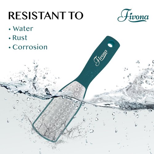 Fivona Professional Foot File - Callus Remover for Feet, Double Sided Foot Rasp for Dry Heels, Foot Scrubber Dead Skin Remover, Corn Removal for Feet