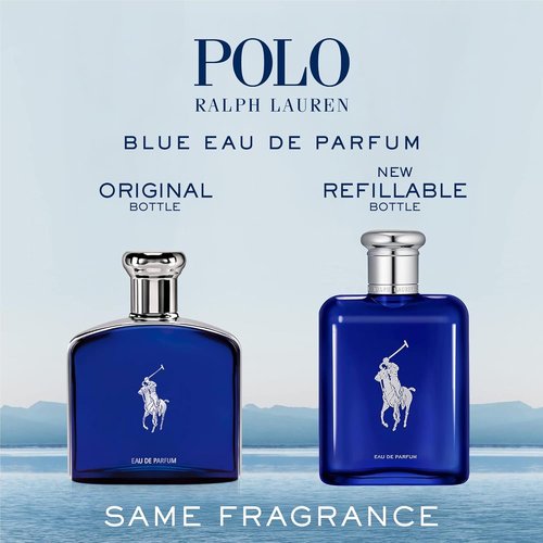 Ralph Lauren Fragrances - Polo Blue Eau de Parfum - Aquatic Men's Cologne with Citrus & Bergamot - 4.2 oz