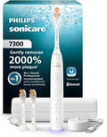 Philips Sonicare 7300 Series Electric Toothbrush - Advanced Sonic Technology, Pressure Sensor, 12 Settings, Travel Case, White, HX7420/07
